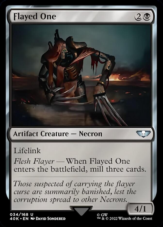 Flayed One (Surge Foil) [Warhammer 40,000] MTG Single Magic: The Gathering | Red Claw Gaming