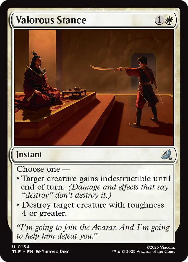 Valorous Stance [Avatar: The Last Airbender: Eternal-Legal] MTG Single Magic: The Gathering | Red Claw Gaming