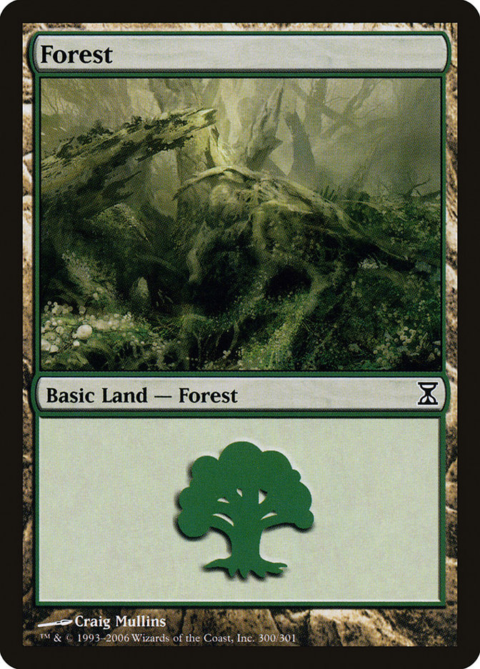 Forest (300) [Time Spiral] MTG Single Magic: The Gathering | Red Claw Gaming