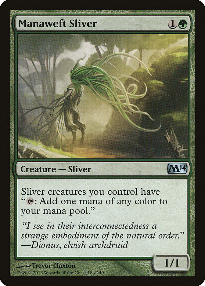Manaweft Sliver [Magic 2014] MTG Single Magic: The Gathering | Red Claw Gaming