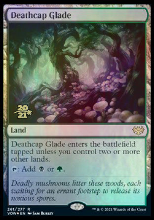 Deathcap Glade [Innistrad: Crimson Vow Prerelease Promos] MTG Single Magic: The Gathering | Red Claw Gaming