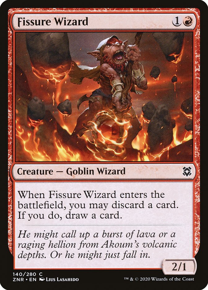 Fissure Wizard [Zendikar Rising] MTG Single Magic: The Gathering | Red Claw Gaming