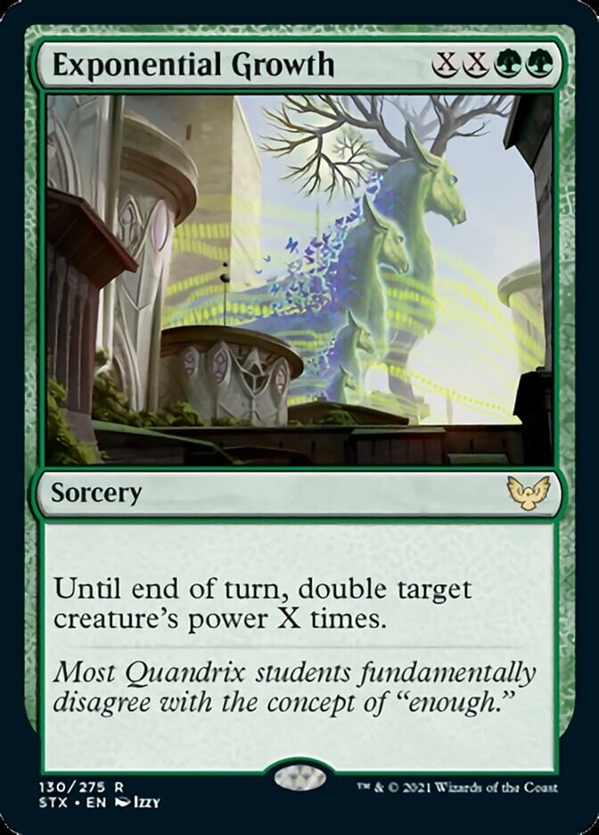Exponential Growth [Strixhaven: School of Mages] MTG Single Magic: The Gathering | Red Claw Gaming