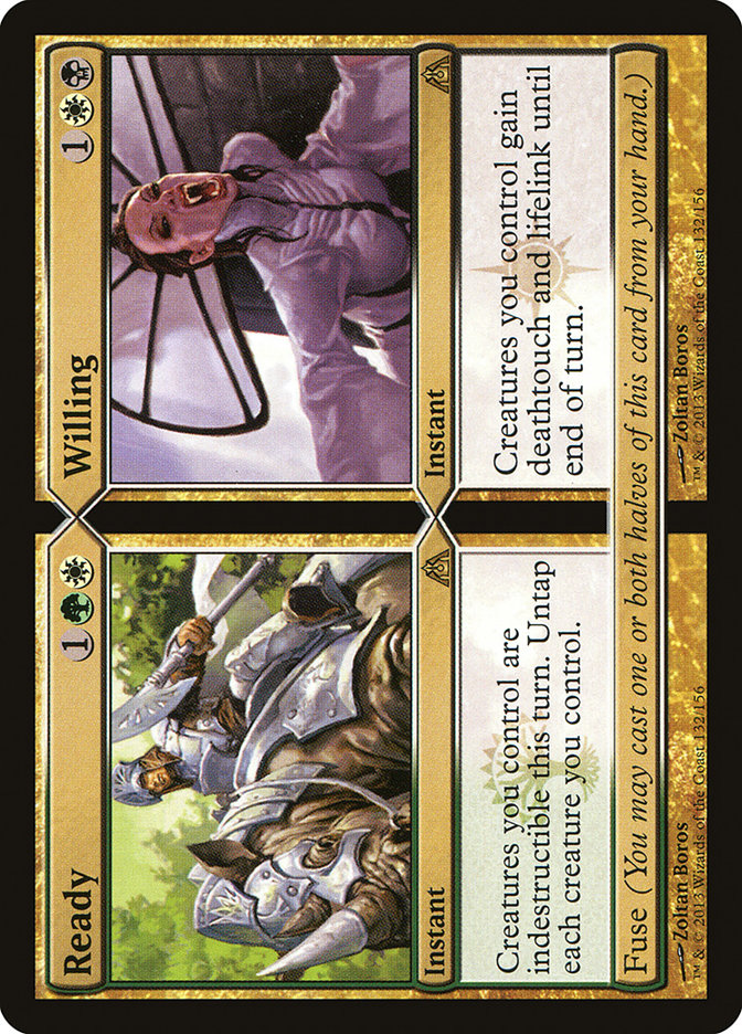 Ready // Willing [Dragon's Maze] MTG Single Magic: The Gathering | Red Claw Gaming