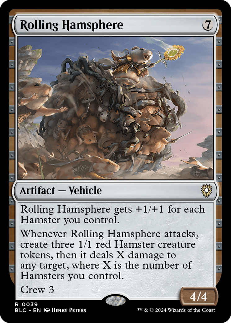 Rolling Hamsphere [Bloomburrow Commander] MTG Single Magic: The Gathering | Red Claw Gaming