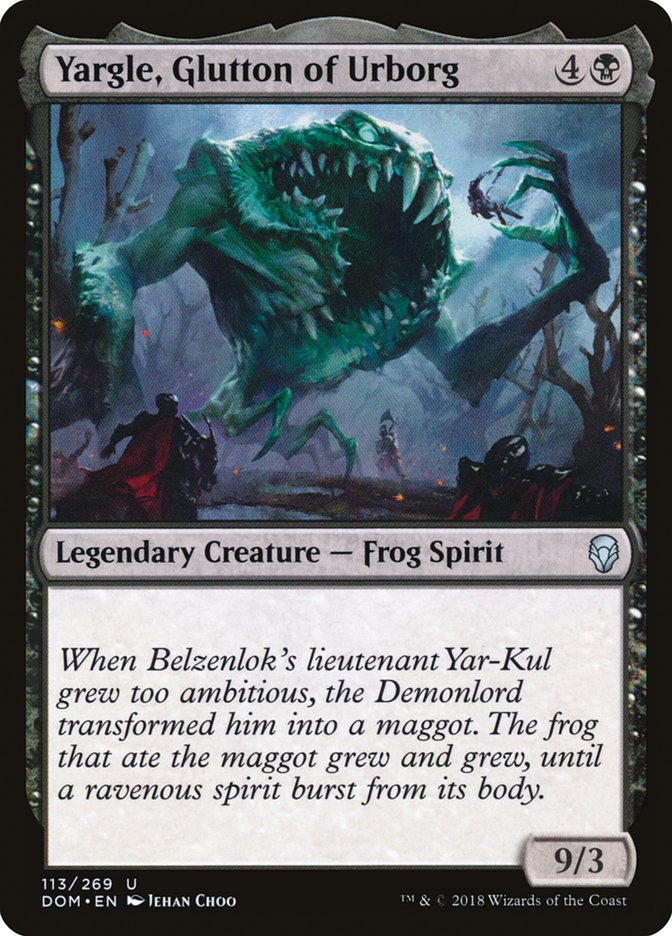 Yargle, Glutton of Urborg [Dominaria] MTG Single Magic: The Gathering | Red Claw Gaming
