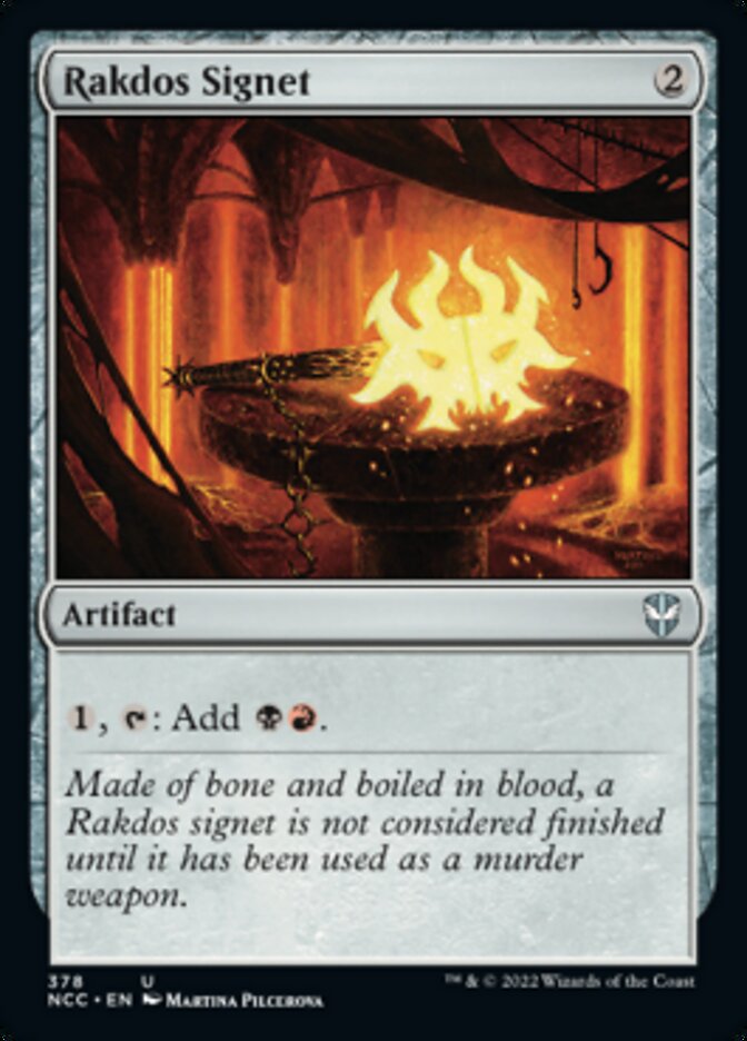 Rakdos Signet [Streets of New Capenna Commander] MTG Single Magic: The Gathering | Red Claw Gaming