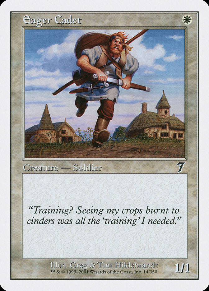 Eager Cadet [Seventh Edition] MTG Single Magic: The Gathering | Red Claw Gaming