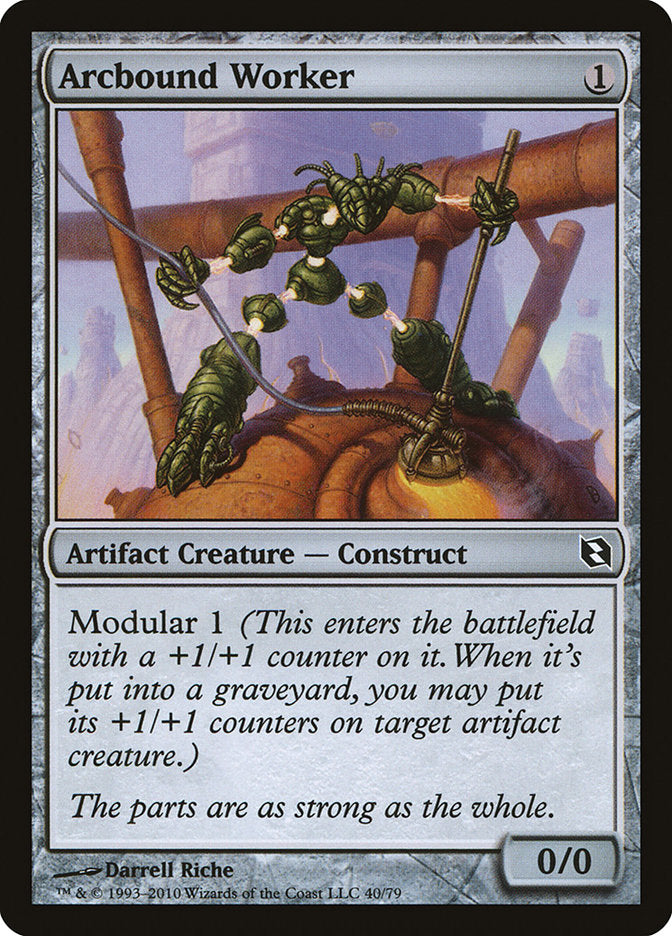 Arcbound Worker [Duel Decks: Elspeth vs. Tezzeret] MTG Single Magic: The Gathering | Red Claw Gaming