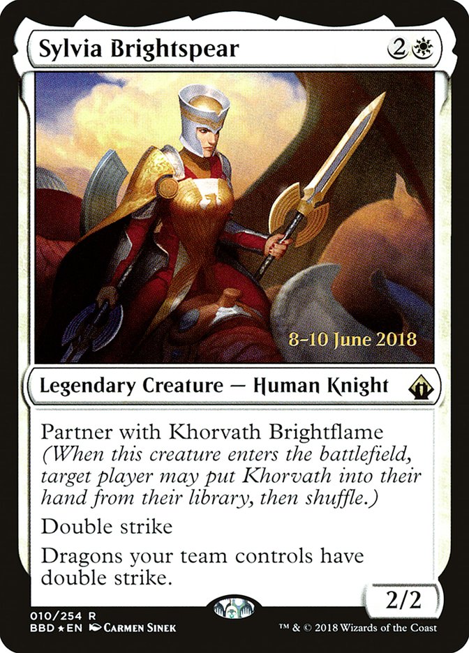 Sylvia Brightspear [Battlebond Prerelease Promos] MTG Single Magic: The Gathering | Red Claw Gaming