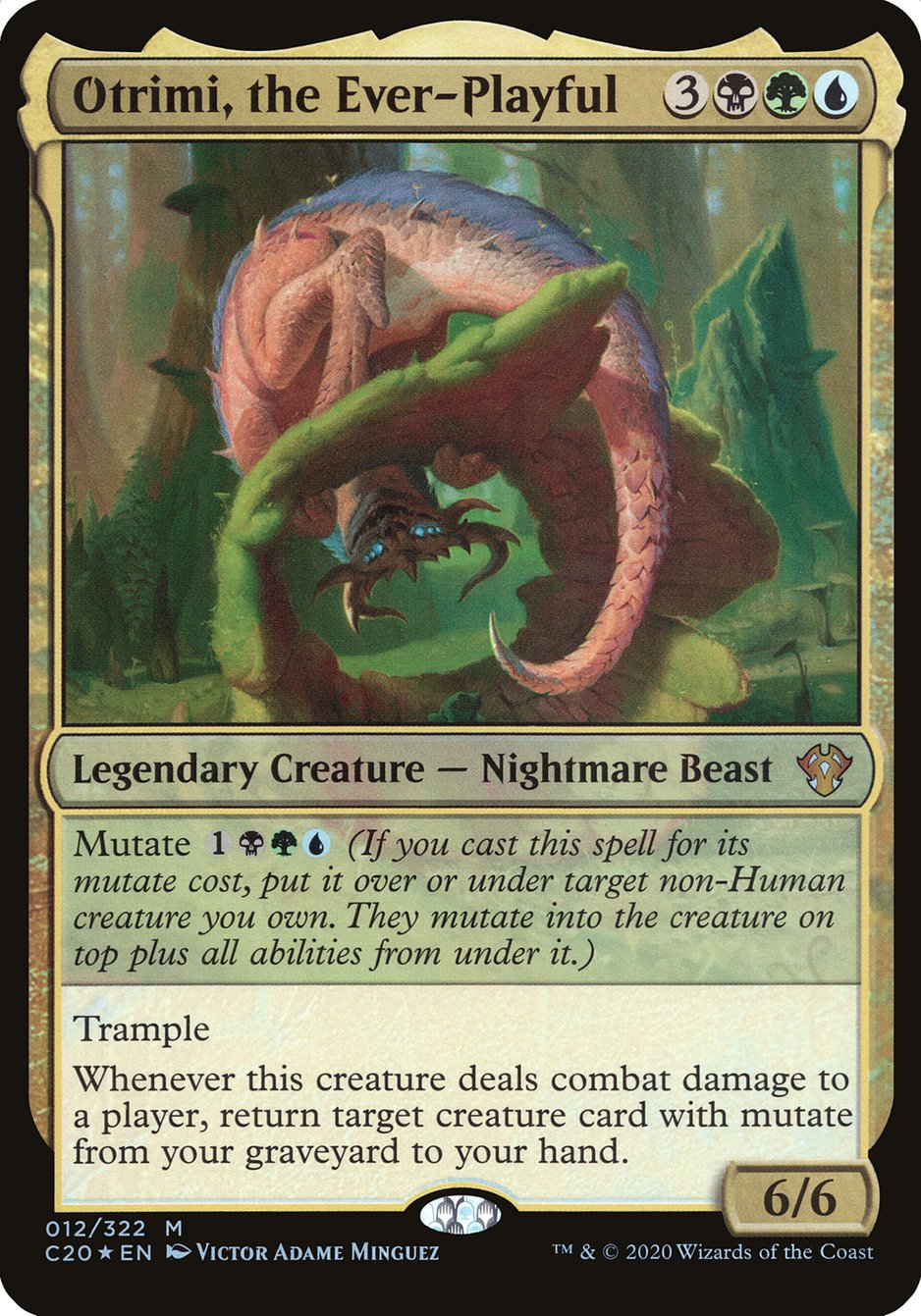Otrimi, the Ever-Playful (Oversized) [Commander 2020 Oversized] MTG Single Magic: The Gathering | Red Claw Gaming