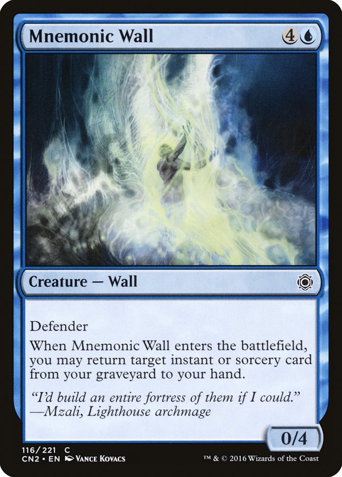 Mnemonic Wall [Conspiracy: Take the Crown] MTG Single Magic: The Gathering | Red Claw Gaming