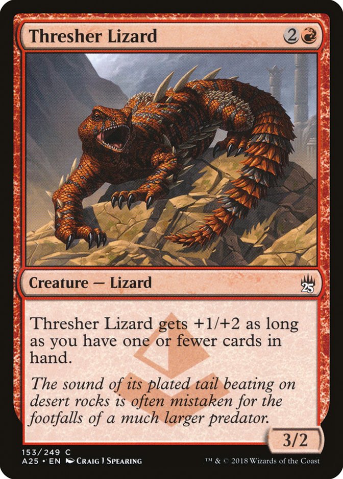 Thresher Lizard [Masters 25] MTG Single Magic: The Gathering | Red Claw Gaming