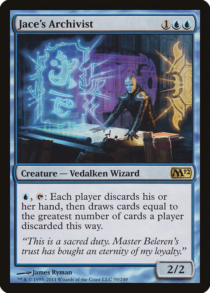 Jace's Archivist [Magic 2012] MTG Single Magic: The Gathering | Red Claw Gaming