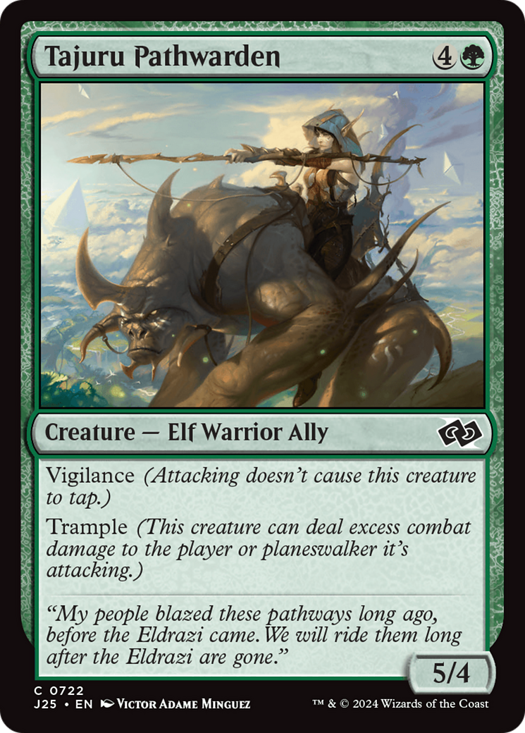 Tajuru Pathwarden [Foundations Jumpstart] MTG Single Magic: The Gathering | Red Claw Gaming