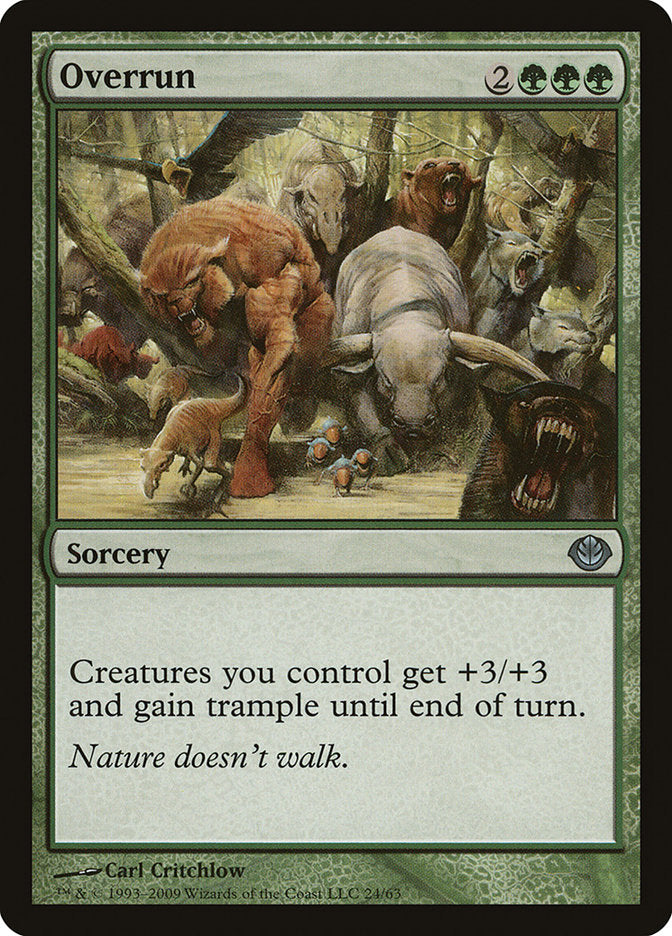 Overrun [Duel Decks: Garruk vs. Liliana] MTG Single Magic: The Gathering | Red Claw Gaming