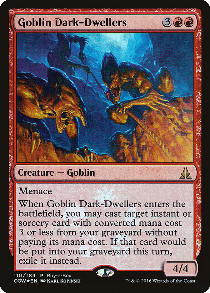 Goblin Dark-Dwellers (Buy-A-Box) [Oath of the Gatewatch Promos] MTG Single Magic: The Gathering | Red Claw Gaming
