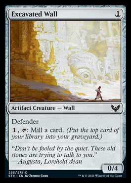 Excavated Wall [Strixhaven: School of Mages] MTG Single Magic: The Gathering | Red Claw Gaming