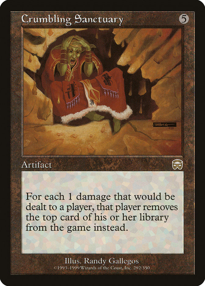 Crumbling Sanctuary [Mercadian Masques] MTG Single Magic: The Gathering | Red Claw Gaming