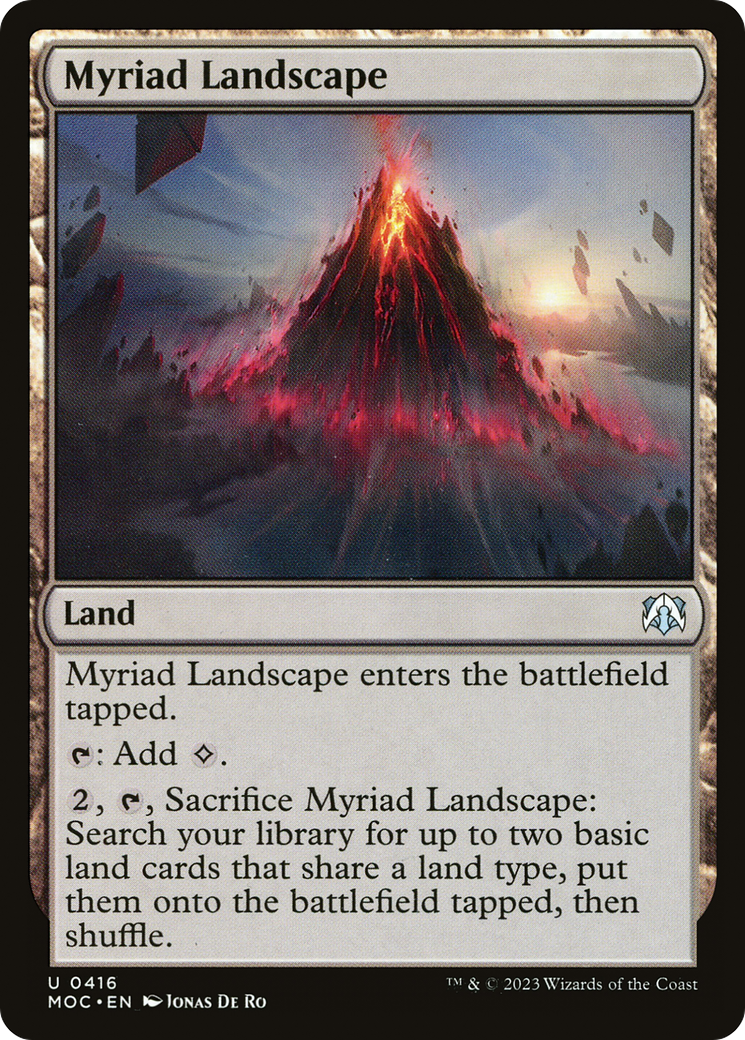 Myriad Landscape [March of the Machine Commander] MTG Single Magic: The Gathering | Red Claw Gaming