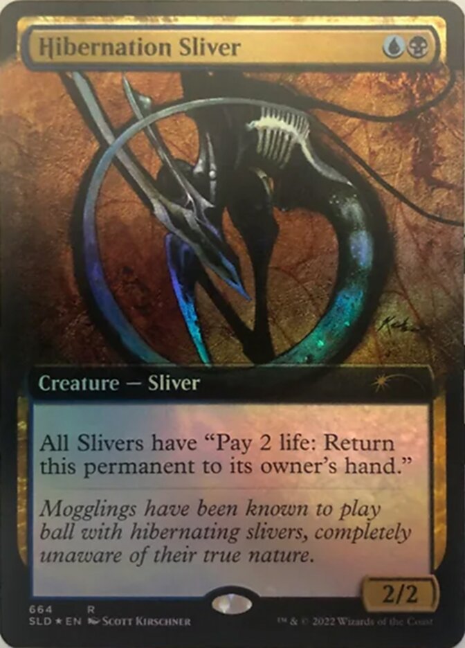 Hibernation Sliver (Extended Art) [Secret Lair Drop Promos] MTG Single Magic: The Gathering | Red Claw Gaming