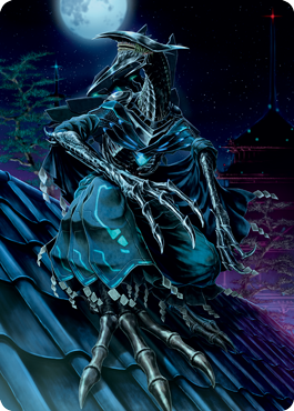 Jin-Gitaxias, Progress Tyrant Art Card [Kamigawa: Neon Dynasty Art Series] MTG Single Magic: The Gathering | Red Claw Gaming