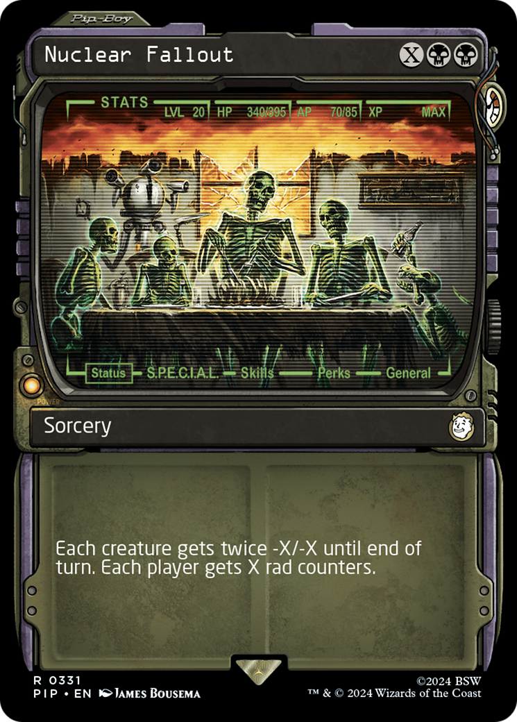 Nuclear Fallout (Showcase) [Fallout] MTG Single Magic: The Gathering | Red Claw Gaming