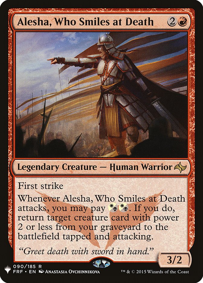 Alesha, Who Smiles at Death [Mystery Booster] MTG Single Magic: The Gathering    | Red Claw Gaming