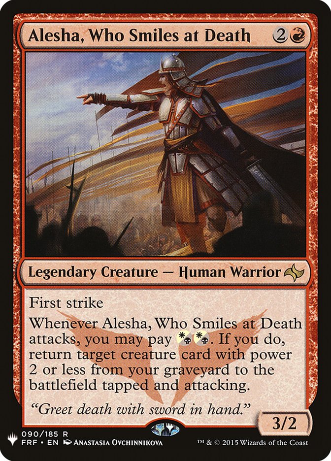 Alesha, Who Smiles at Death [The List] MTG Single Magic: The Gathering | Red Claw Gaming