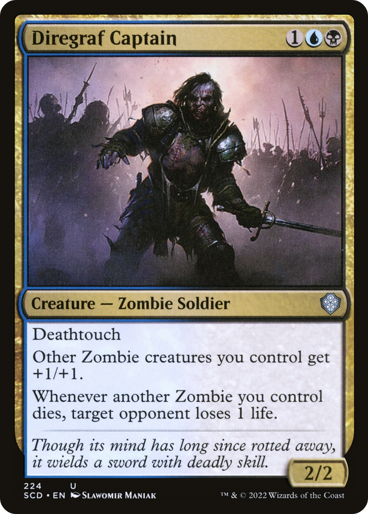 Diregraf Captain [Starter Commander Decks] MTG Single Magic: The Gathering | Red Claw Gaming