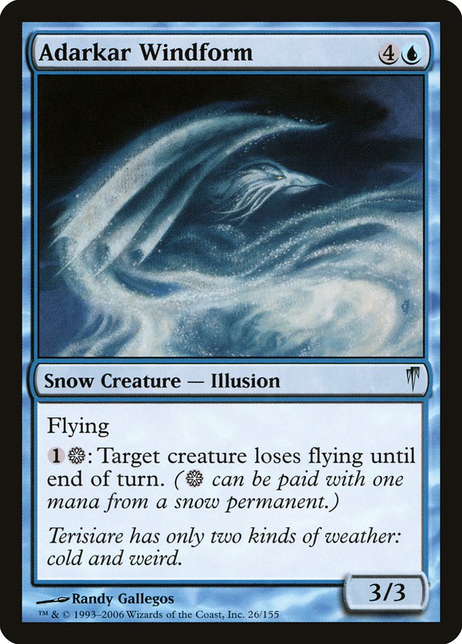 Adarkar Windform [Coldsnap] MTG Single Magic: The Gathering | Red Claw Gaming
