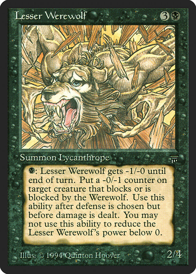 Lesser Werewolf [Legends] MTG Single Magic: The Gathering | Red Claw Gaming