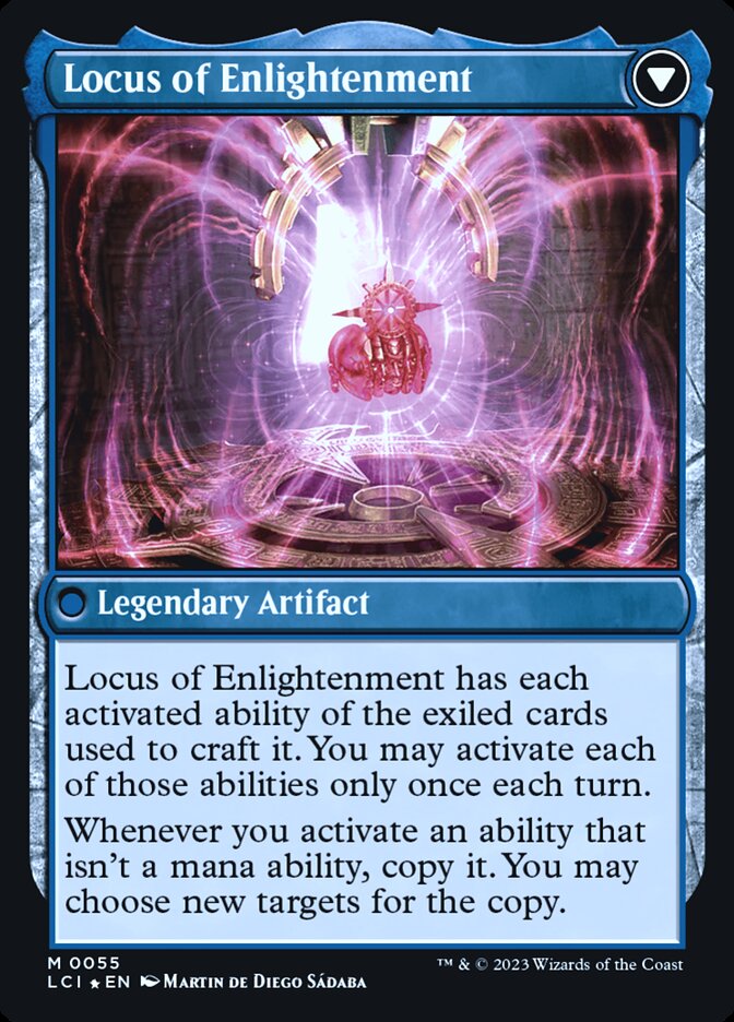 The Enigma Jewel // Locus of Enlightenment [The Lost Caverns of Ixalan Prerelease Cards] MTG Single Magic: The Gathering    | Red Claw Gaming