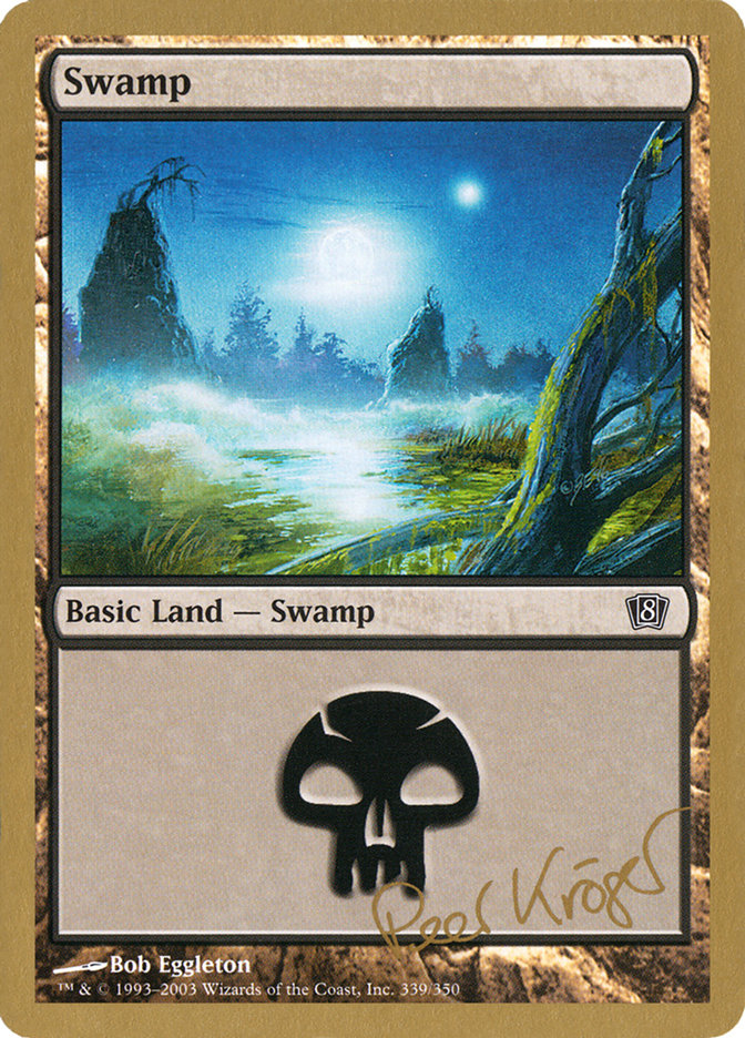 Swamp (pk339) (Peer Kroger) [World Championship Decks 2003] MTG Single Magic: The Gathering    | Red Claw Gaming