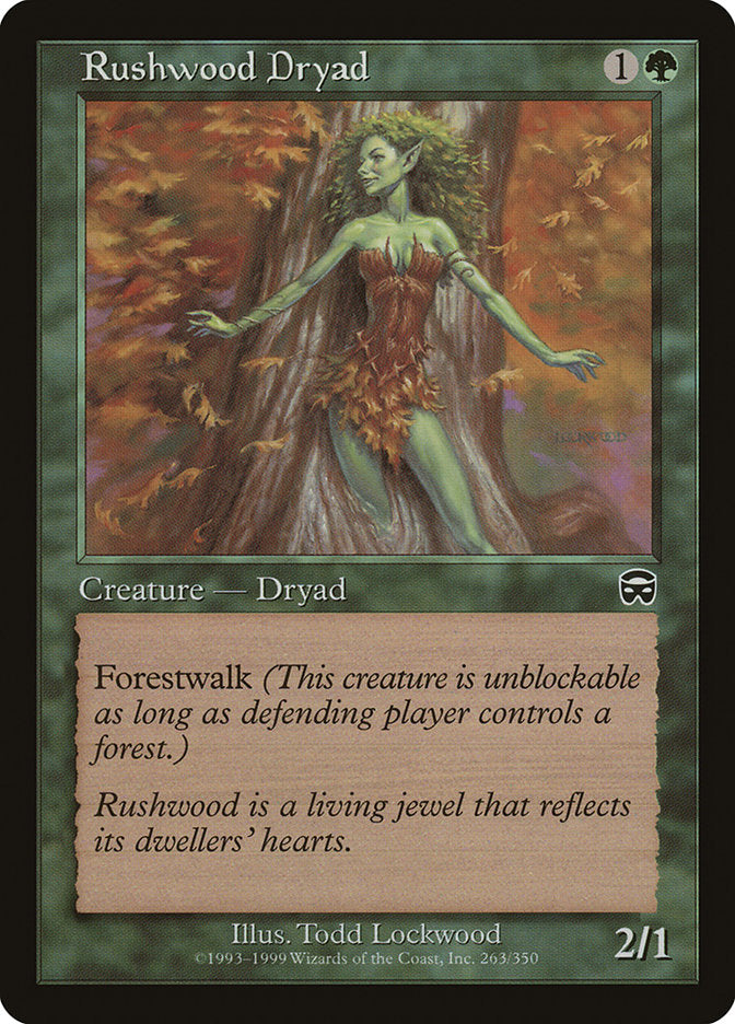 Rushwood Dryad [Mercadian Masques] MTG Single Magic: The Gathering | Red Claw Gaming