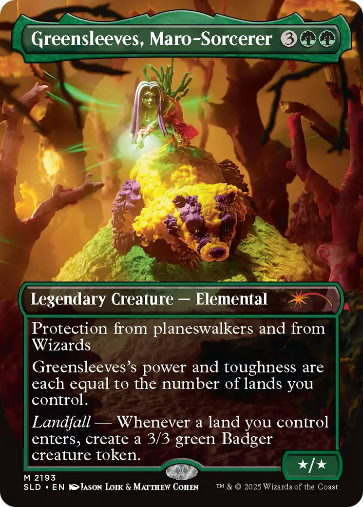 Greensleeves, Maro-Sorcerer (Rainbow Foil) [Secret Lair Drop Series] MTG Single Magic: The Gathering | Red Claw Gaming