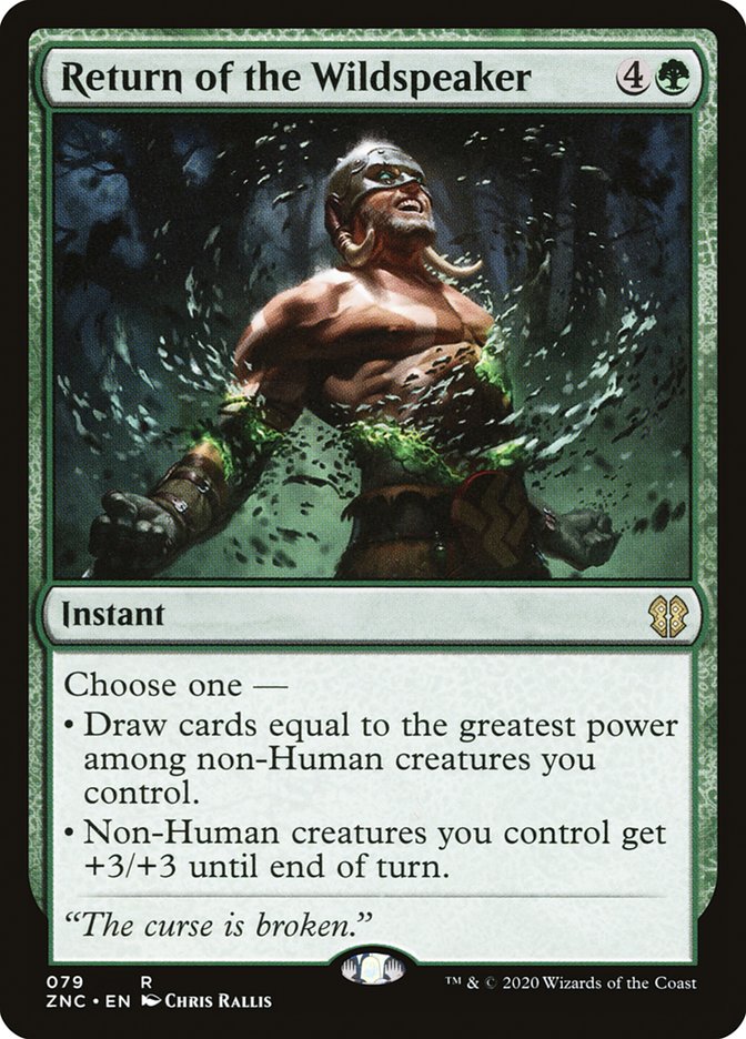Return of the Wildspeaker [Zendikar Rising Commander] MTG Single Magic: The Gathering | Red Claw Gaming