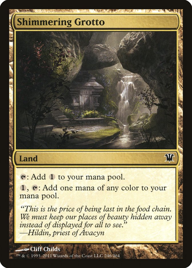Shimmering Grotto [Innistrad] MTG Single Magic: The Gathering | Red Claw Gaming