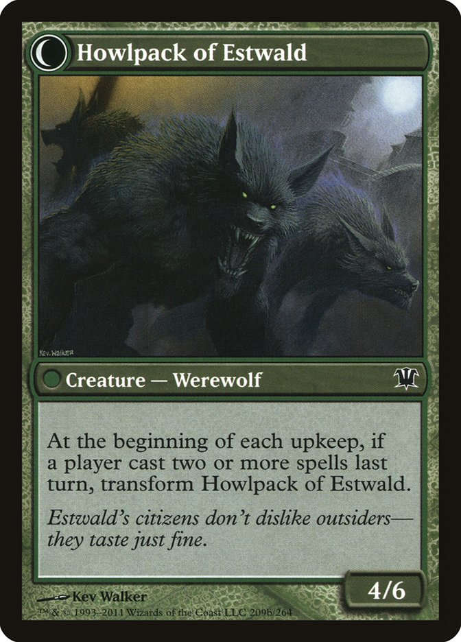 Villagers of Estwald // Howlpack of Estwald [Innistrad] MTG Single Magic: The Gathering | Red Claw Gaming