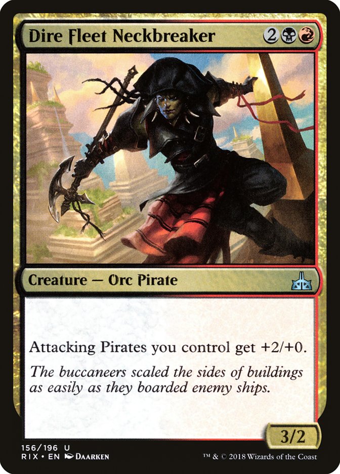 Dire Fleet Neckbreaker [Rivals of Ixalan] MTG Single Magic: The Gathering | Red Claw Gaming