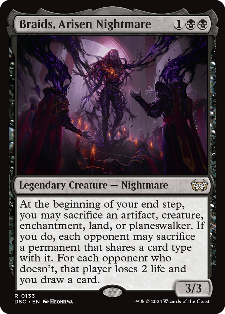 Braids, Arisen Nightmare [Duskmourn: House of Horror Commander] MTG Single Magic: The Gathering | Red Claw Gaming