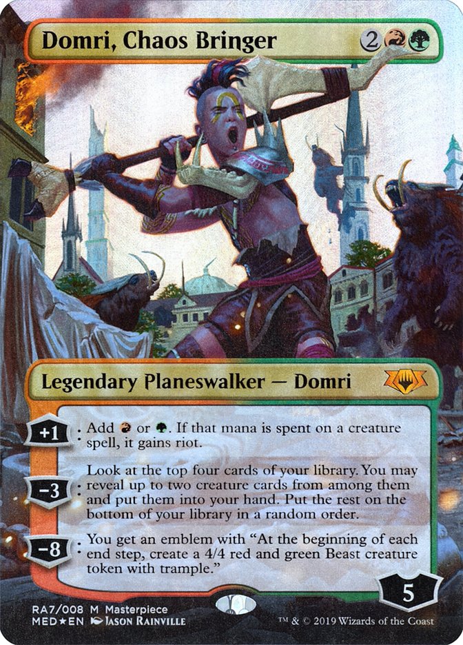 Domri, Chaos Bringer [Mythic Edition] MTG Single Magic: The Gathering | Red Claw Gaming