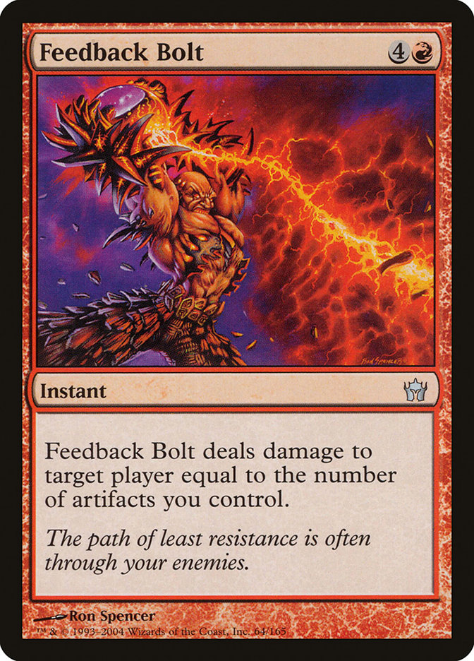 Feedback Bolt [Fifth Dawn] MTG Single Magic: The Gathering | Red Claw Gaming