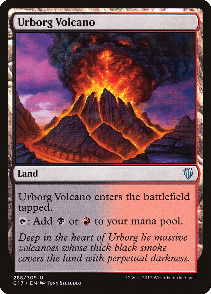 Urborg Volcano [Commander 2017] MTG Single Magic: The Gathering | Red Claw Gaming