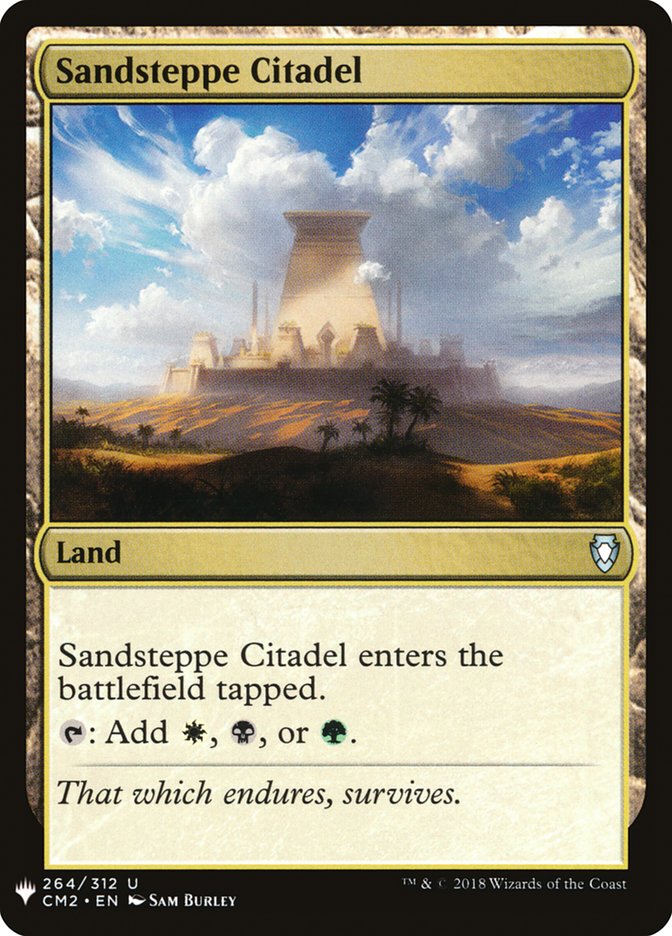 Sandsteppe Citadel [Mystery Booster] MTG Single Magic: The Gathering | Red Claw Gaming