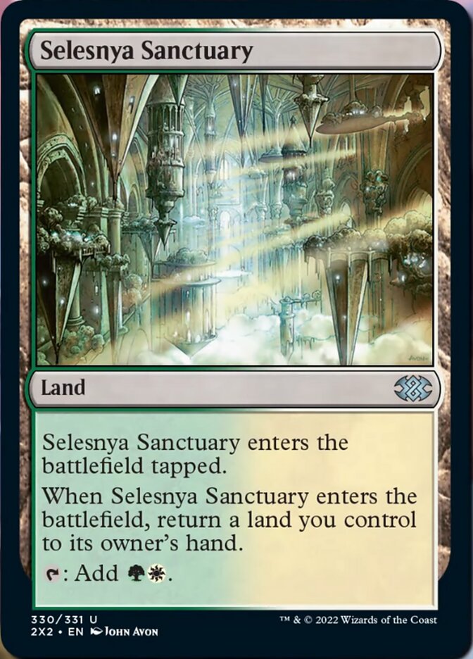 Selesnya Sanctuary [Double Masters 2022] MTG Single Magic: The Gathering    | Red Claw Gaming