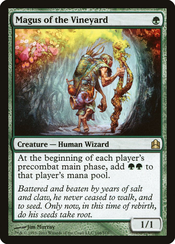 Magus of the Vineyard [Commander 2011] MTG Single Magic: The Gathering | Red Claw Gaming