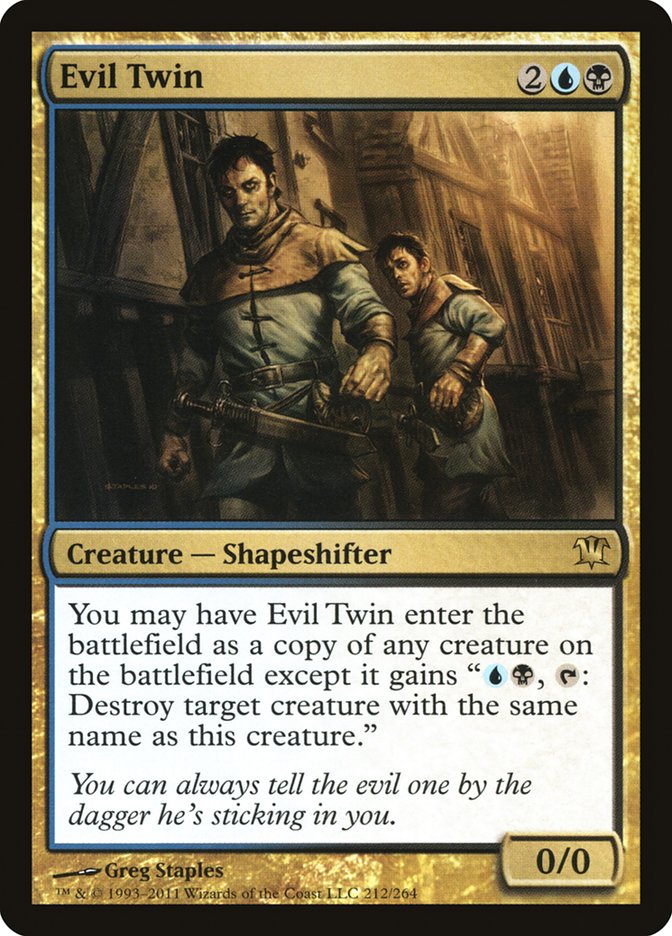 Evil Twin [Innistrad] MTG Single Magic: The Gathering | Red Claw Gaming
