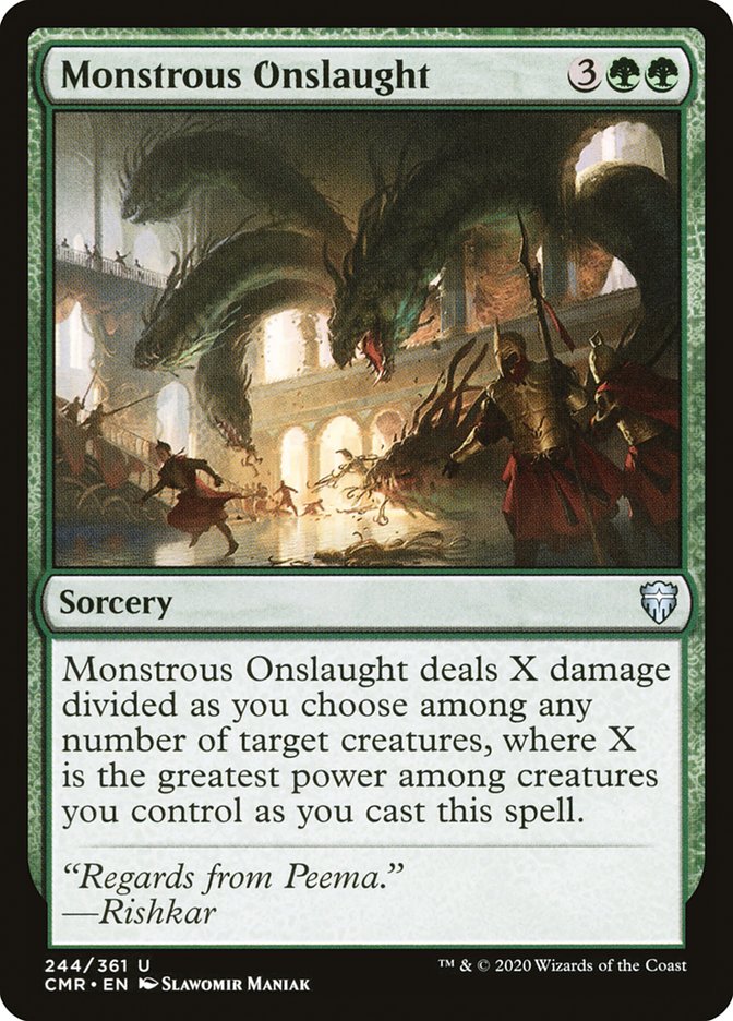 Monstrous Onslaught [Commander Legends] MTG Single Magic: The Gathering | Red Claw Gaming