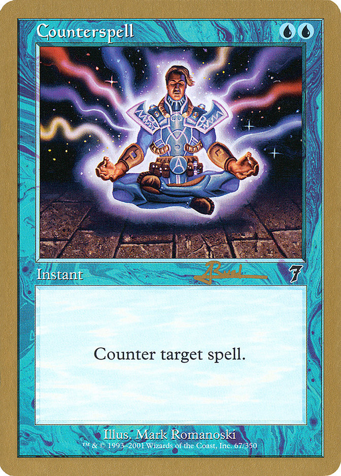 Counterspell (Antoine Ruel) (7ED) [World Championship Decks 2001] MTG Single Magic: The Gathering | Red Claw Gaming